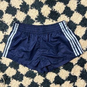 Edikted Navy Track Shorts
